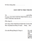 Bản dịch giấy chứng nhận đăng ký doanh nghiệp đã chứng thực